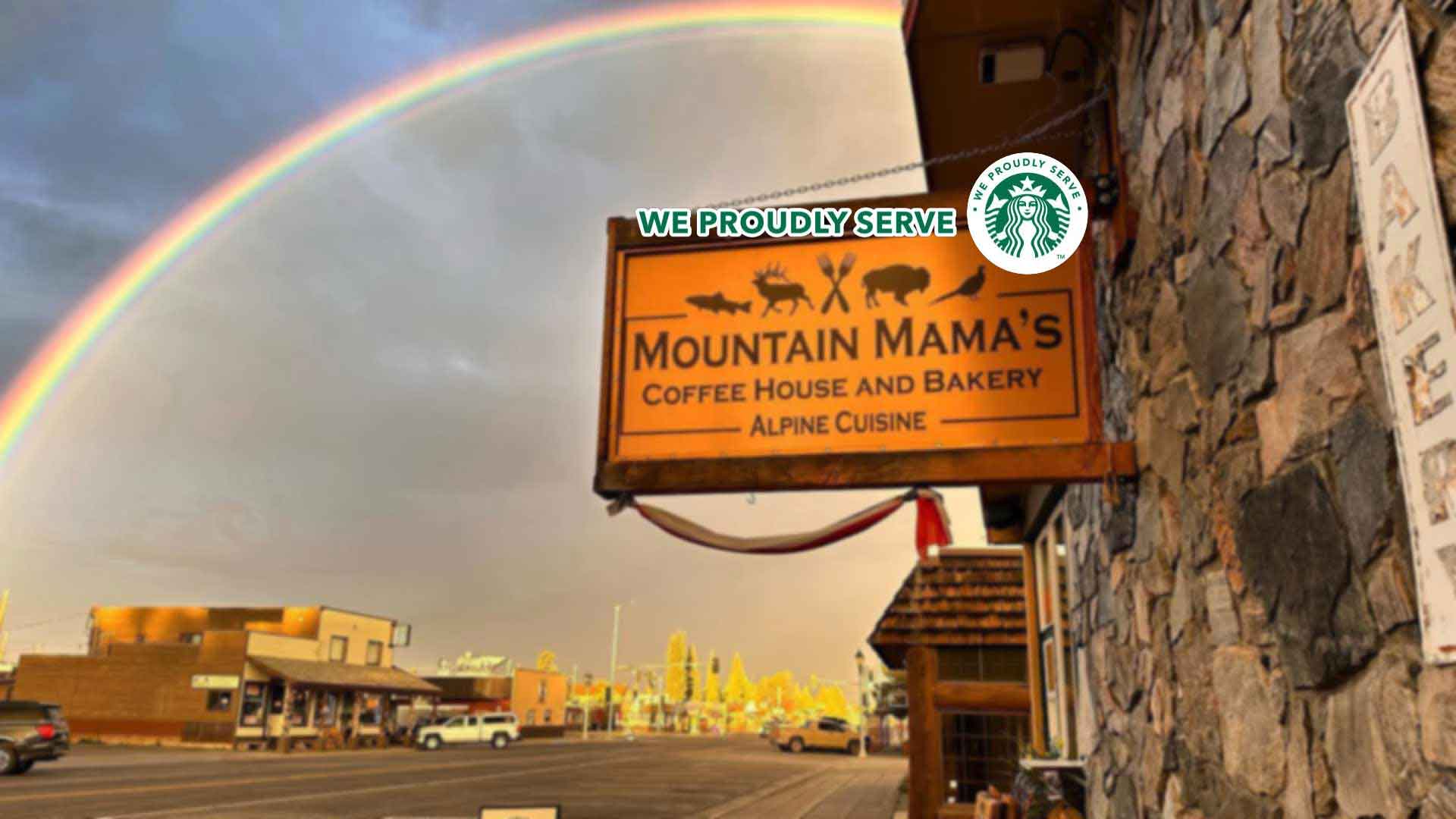 Mountain Mama's Cafe Serving Starbucks
