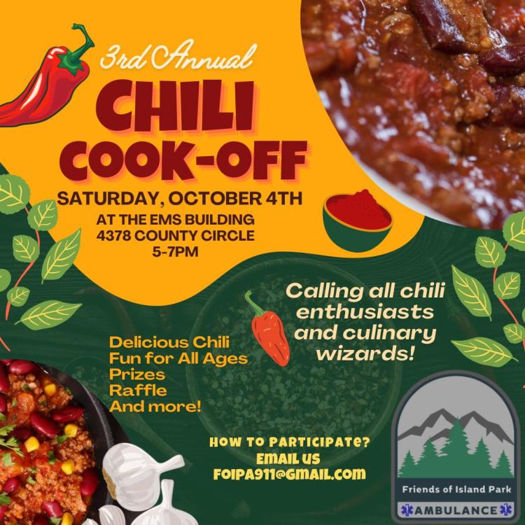 3rd Annual Chili Cookoff