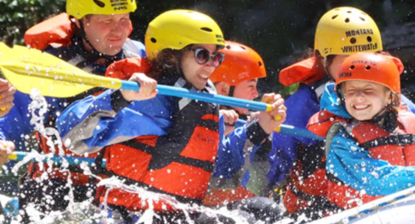River tubing in Gallatin Gateway, Montana with Montana Whitewater guides
