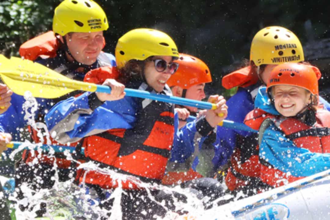 River tubing in Gallatin Gateway, Montana with Montana Whitewater guides